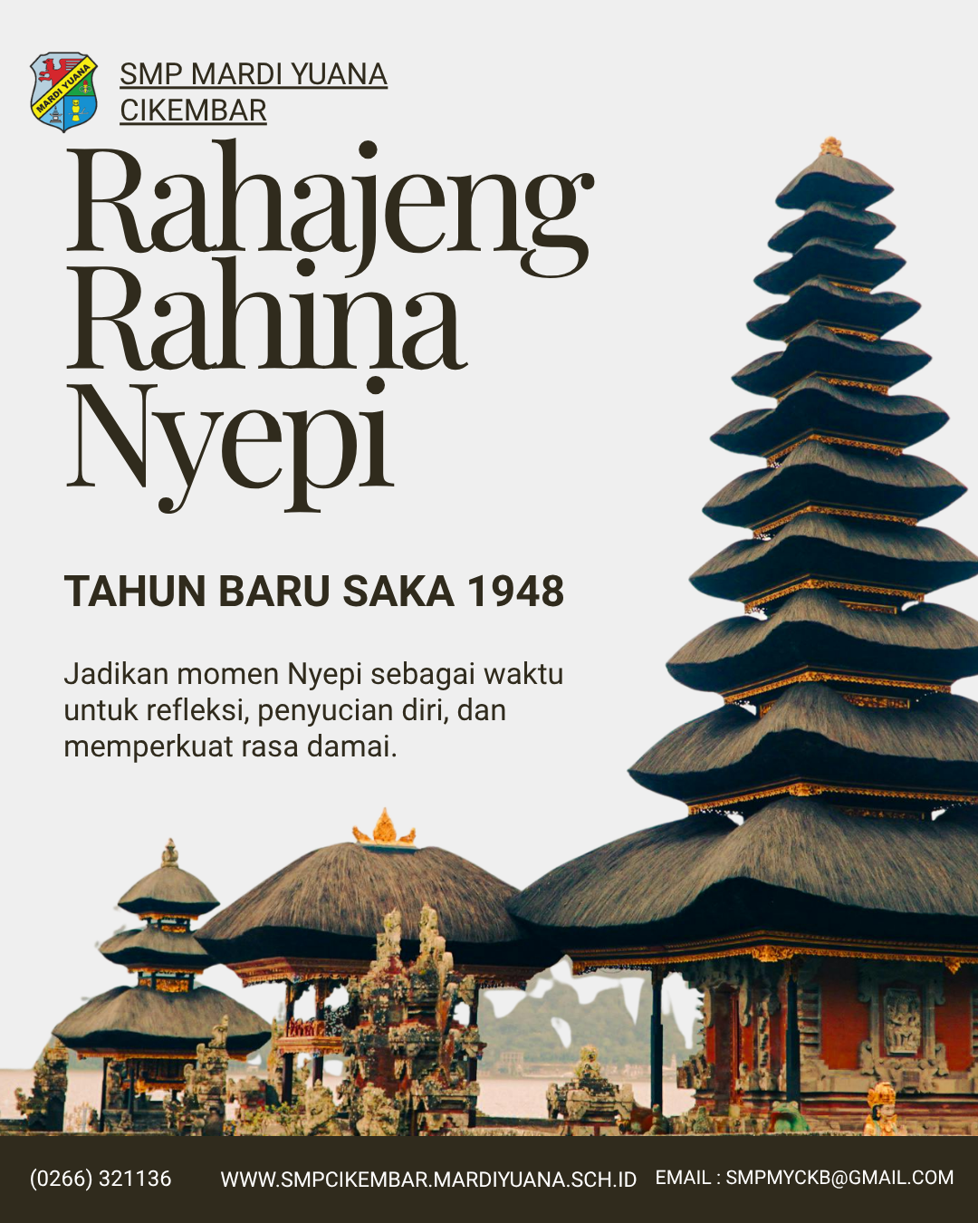 SELAMAT HARI RAYA NYEPI TAHUN SAKA 1948