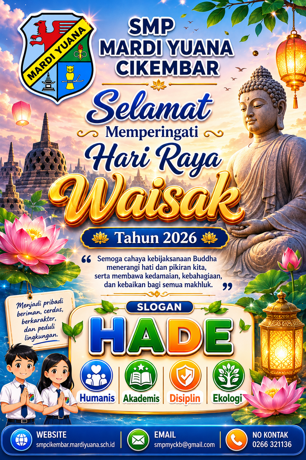 Selamat Merayakan Hari Raya Waisak 2570 BE