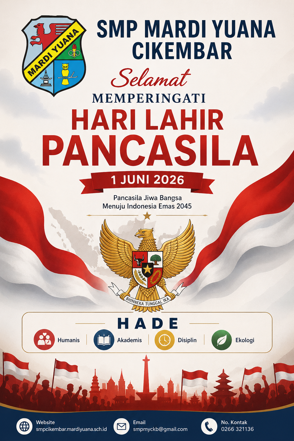 Selamat Hari Lahir Pancasila Tahun 2026
